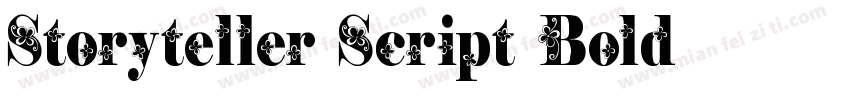 Storyteller Script Bold字体转换
